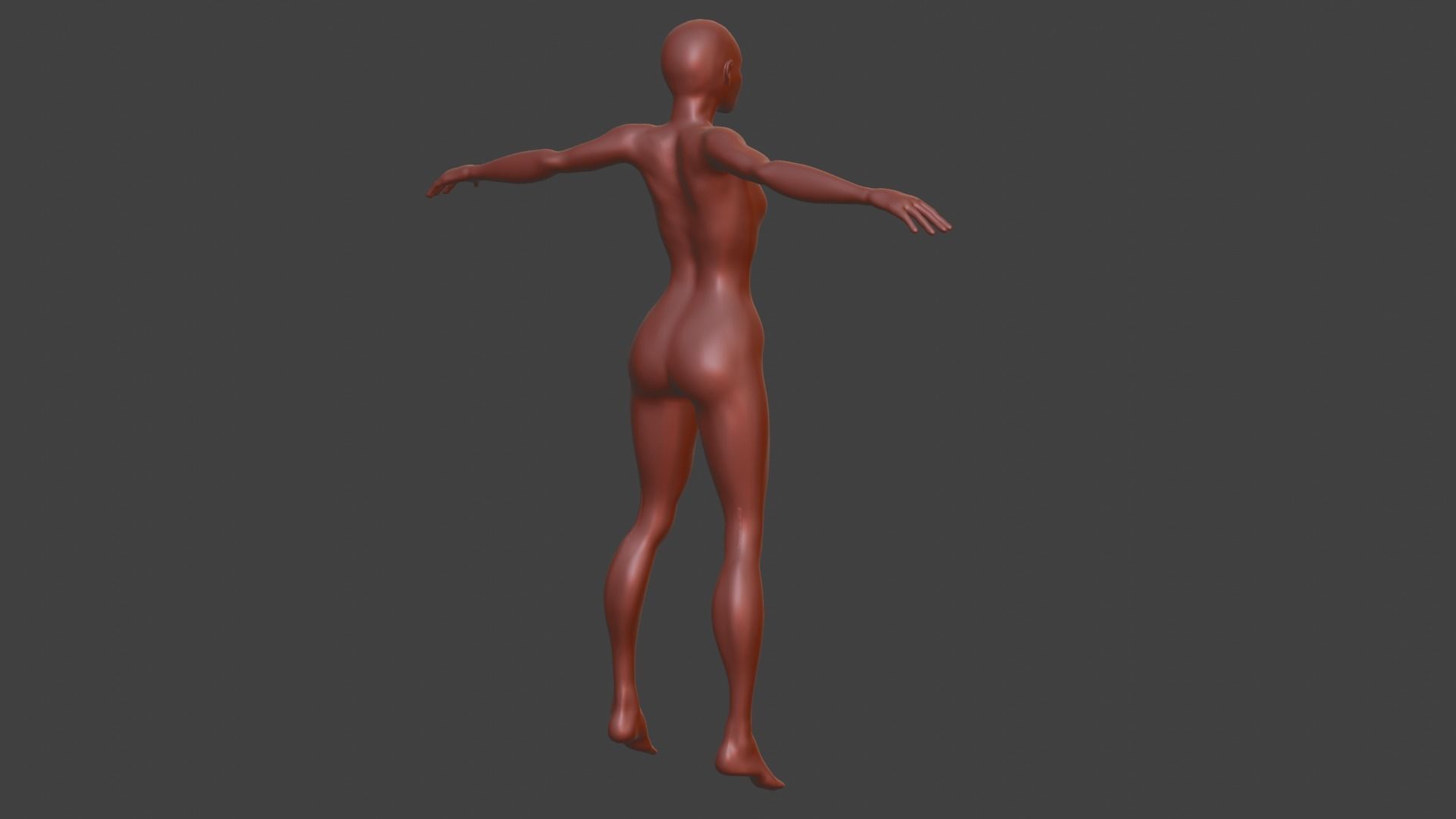 Stylized Female Character 3d model 3D model_4