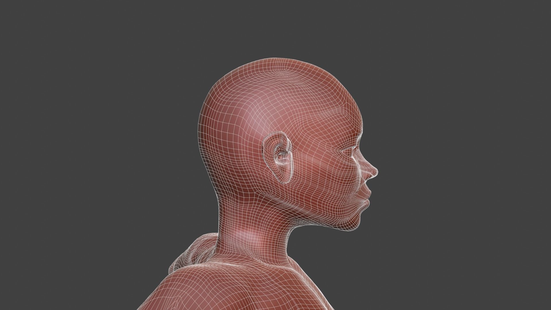 Stylized Female Character 3d model 3D model_17