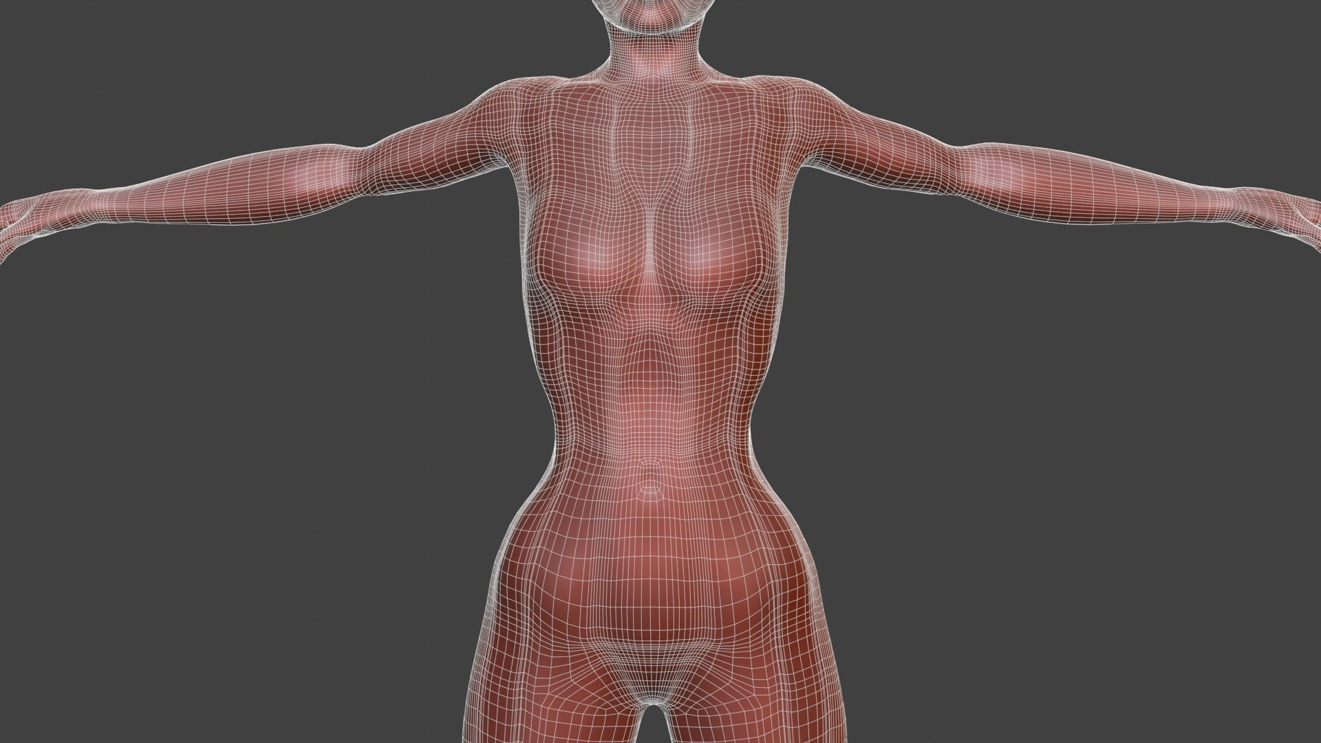 Stylized Female Character 3d model 3D model_10