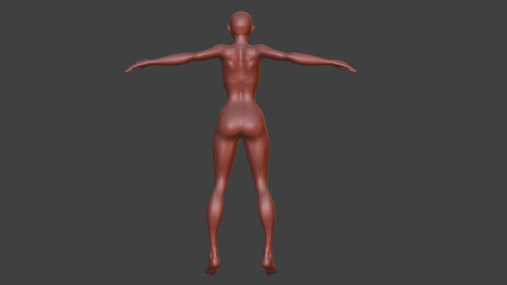 Stylized Female Character 3d model 3D model_5