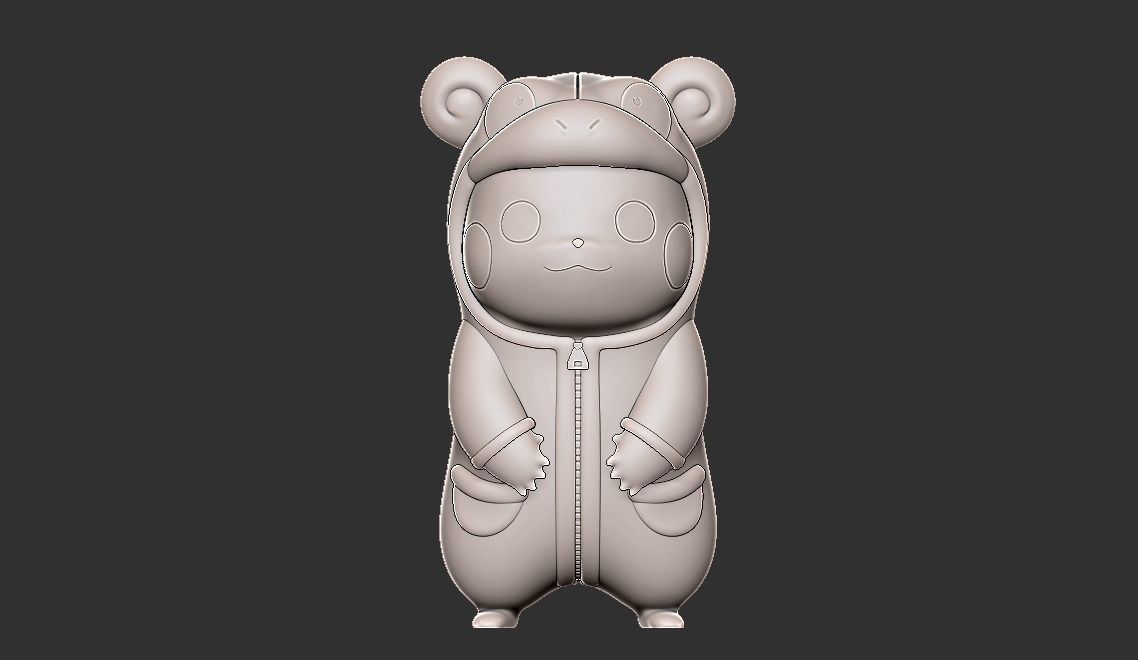  free Pokemon pikachu slowpoke cosplay Free 3D print model_2