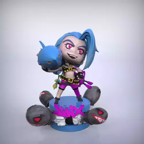 Chibi Jinx League of legends tft 
