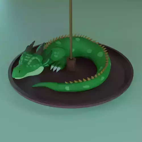  Incense holder Lindworm Dragon for 3D printing