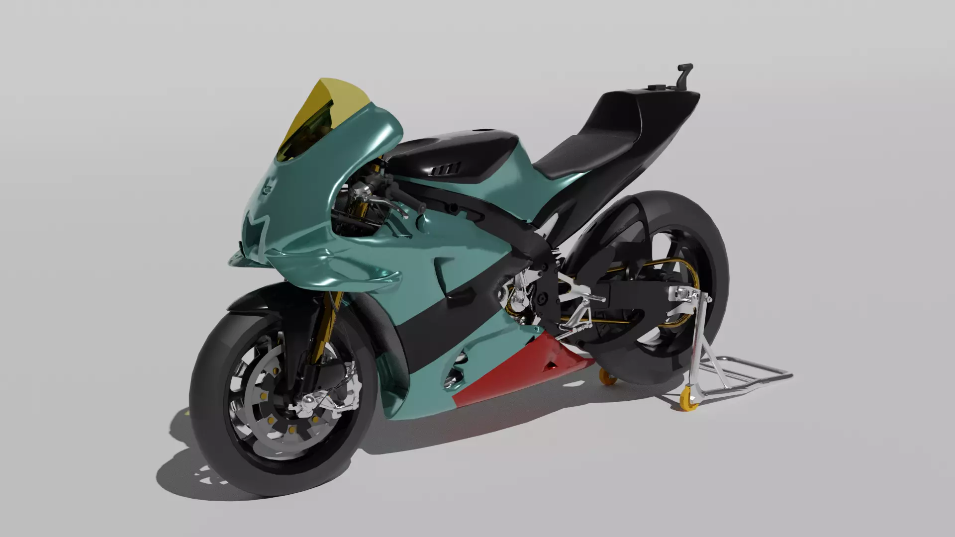 yamaha yzr m1 non sponsored 3D model_0