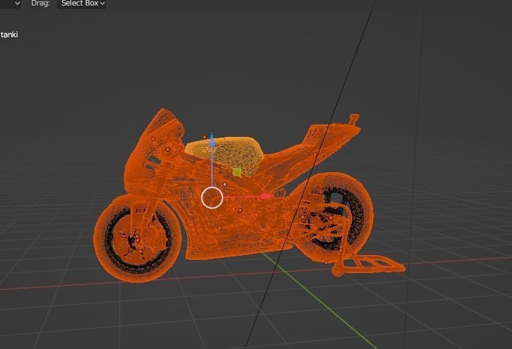 yamaha yzr m1 non sponsored 3D model_5