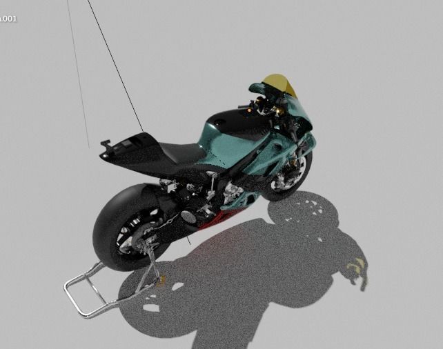 yamaha yzr m1 non sponsored 3D model_4