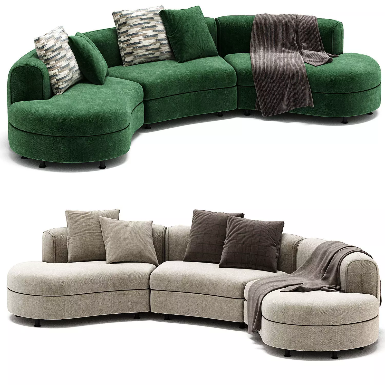 Arflex Edo Sofa 3D model_0