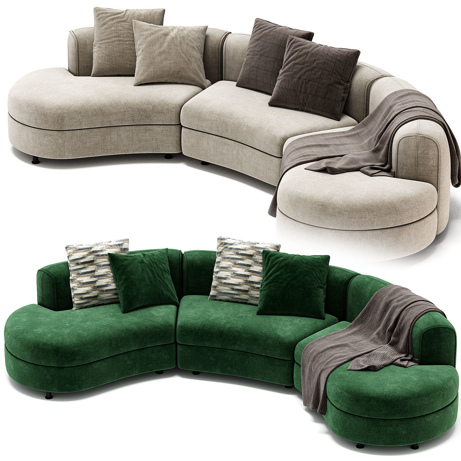 Arflex Edo Sofa 3D model_1