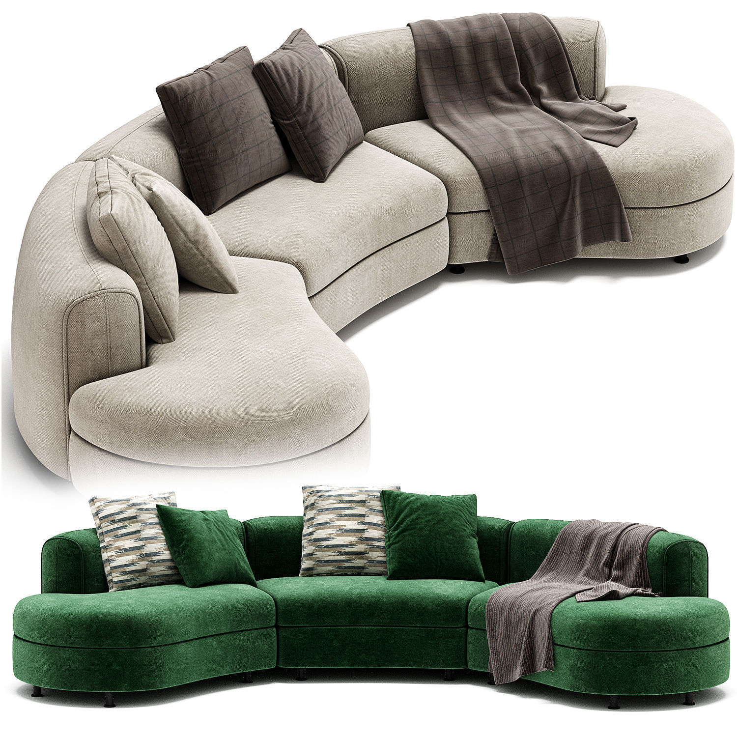 Arflex Edo Sofa 3D model_4