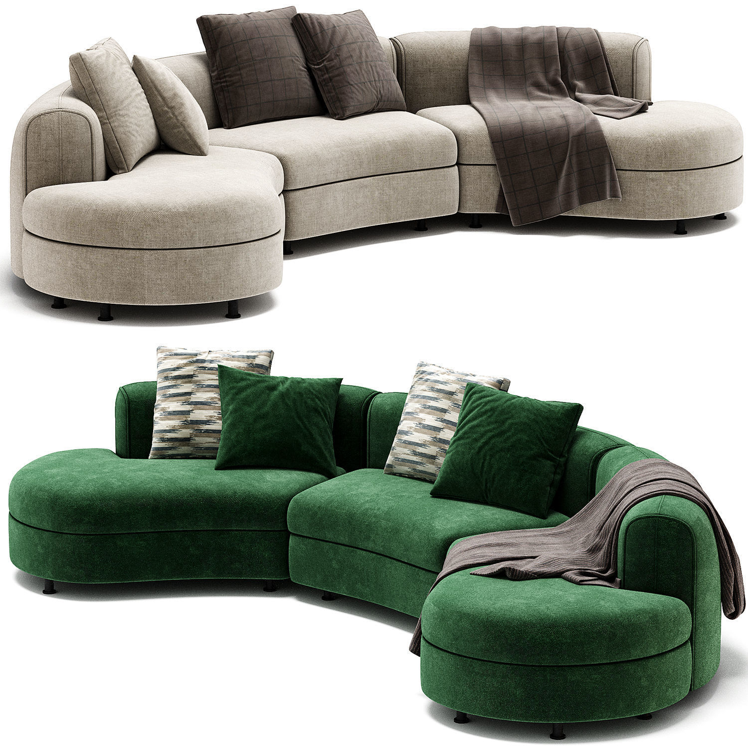 Arflex Edo Sofa 3D model_2