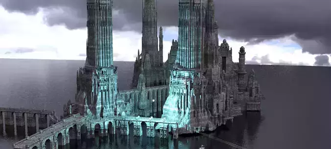 Pillars of the Giant mediaval fantasy pillars