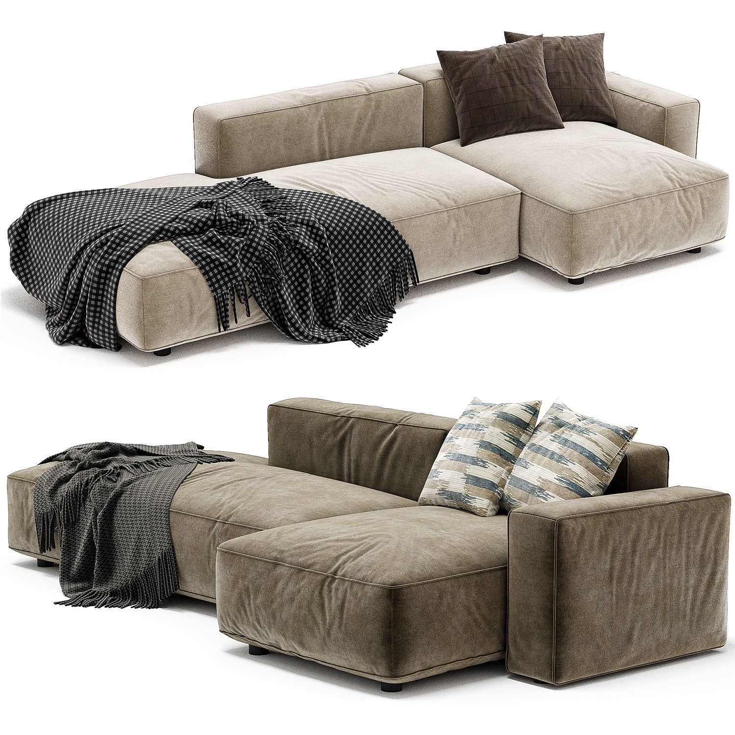 MAGS SOFT 25 SEATER Sofa by Hay 3D model_1