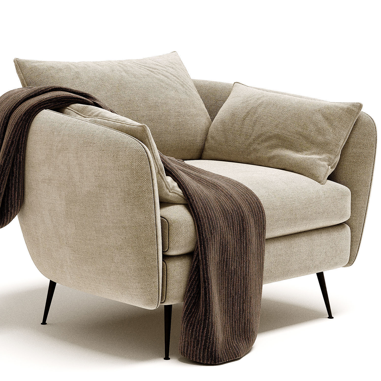  Park Armchair 3D model_3