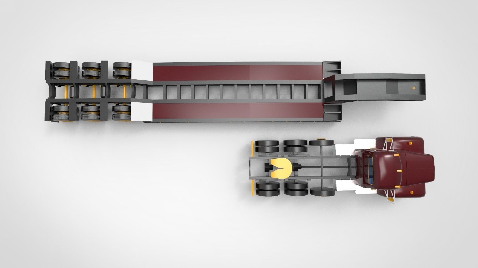 Heavy-duty hauler 3D model_5