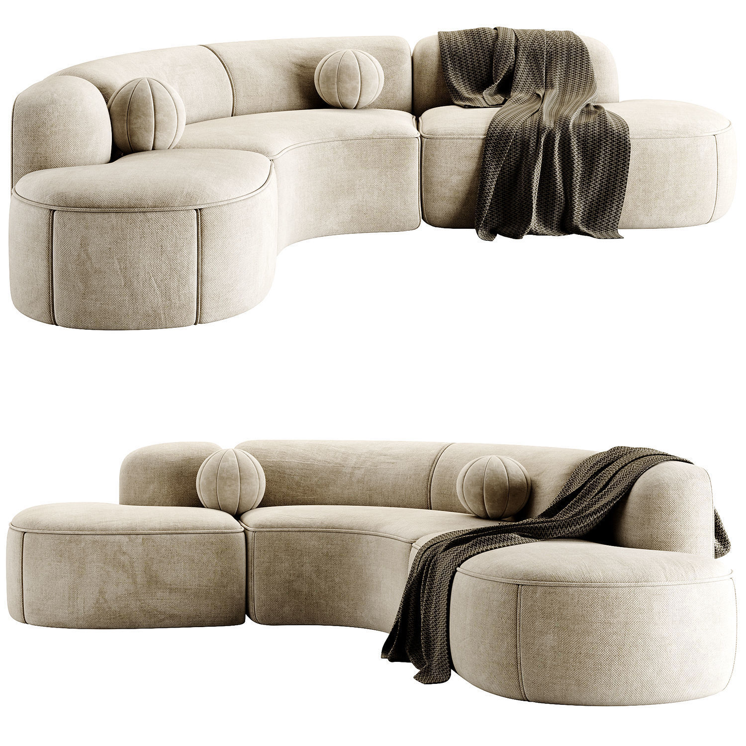 BJORN SOFA by Eichholtz 3D model_2