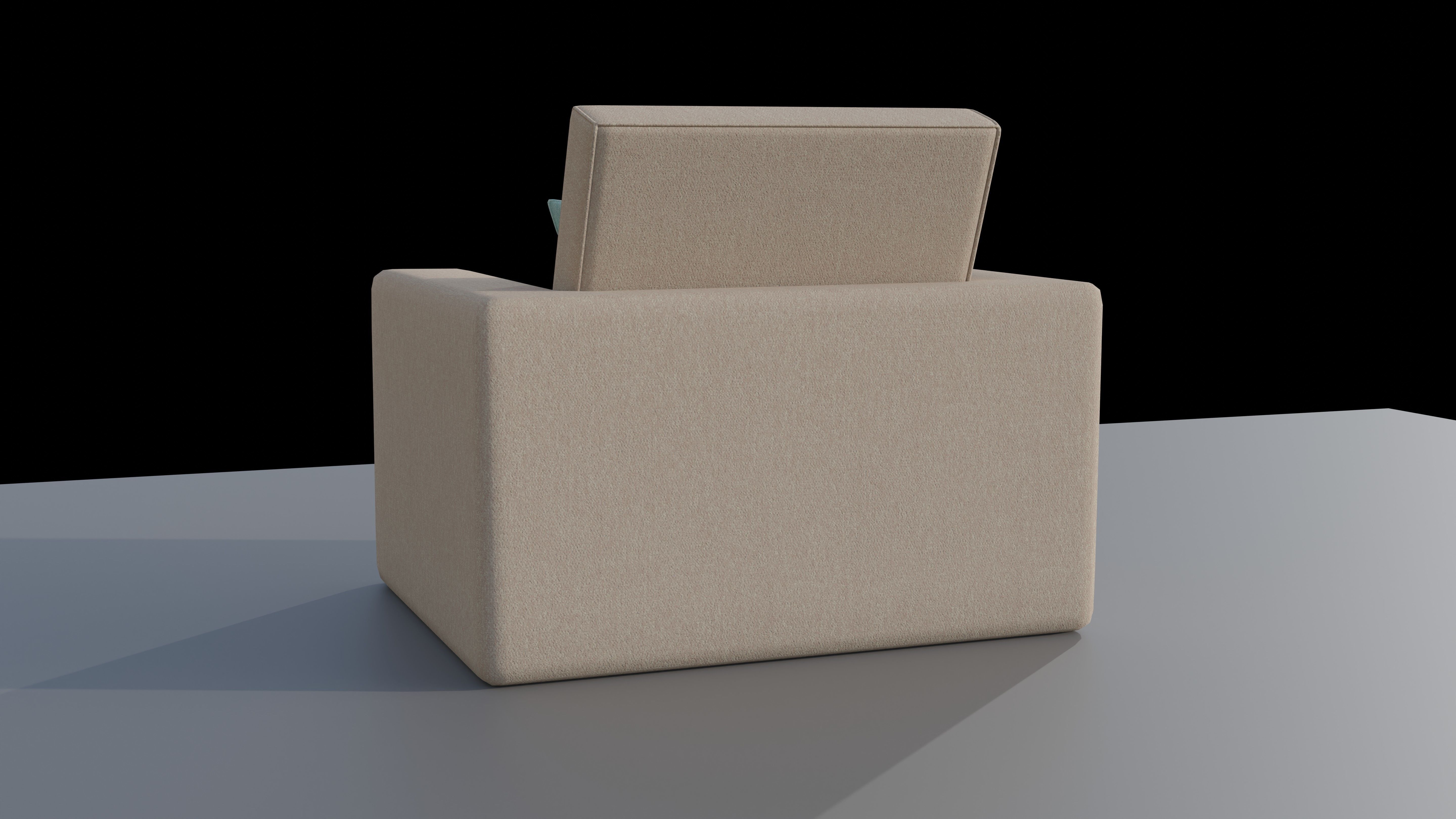 Sofa Single Seat 3D model_2
