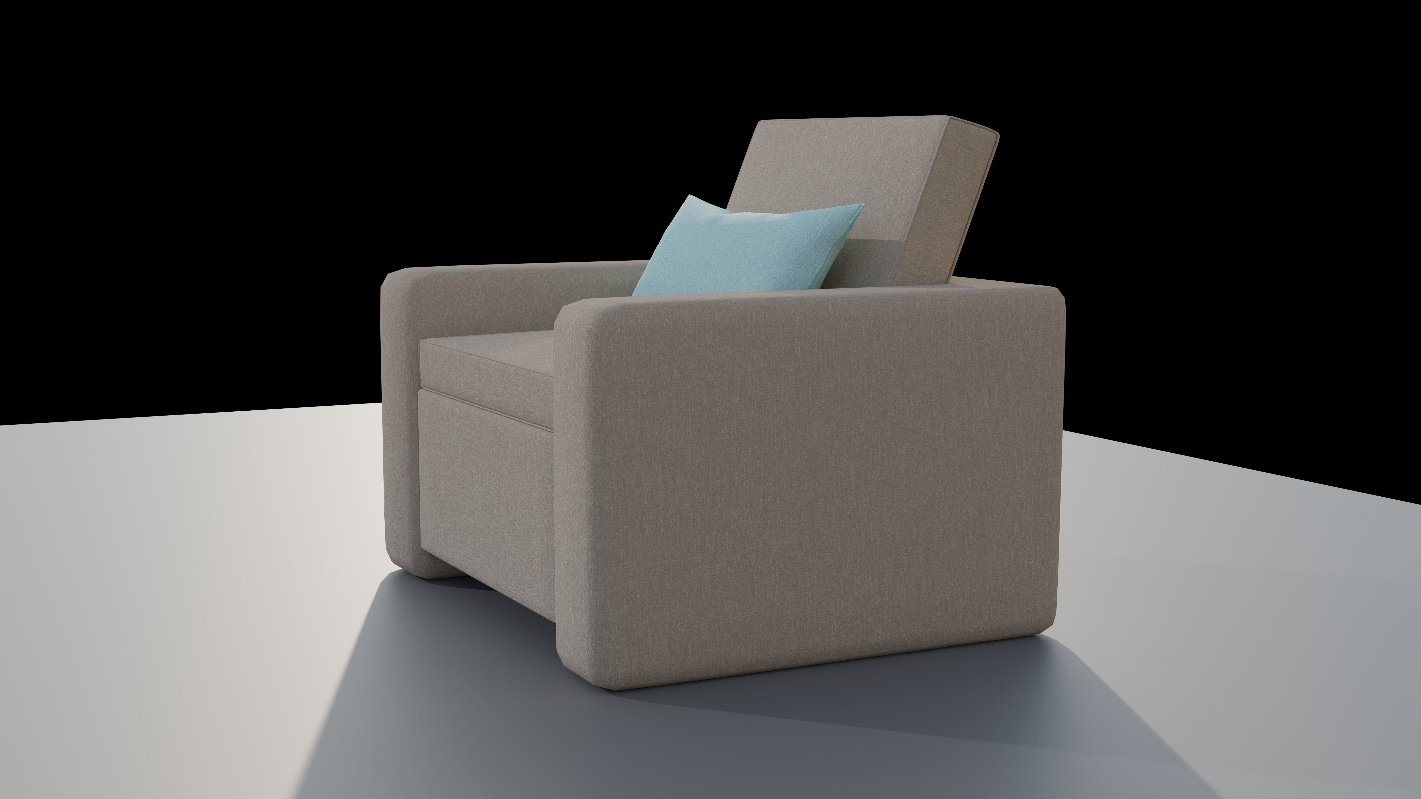 Sofa Single Seat 3D model_1