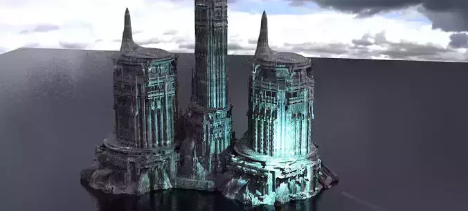 Pillars of the Giant two towers