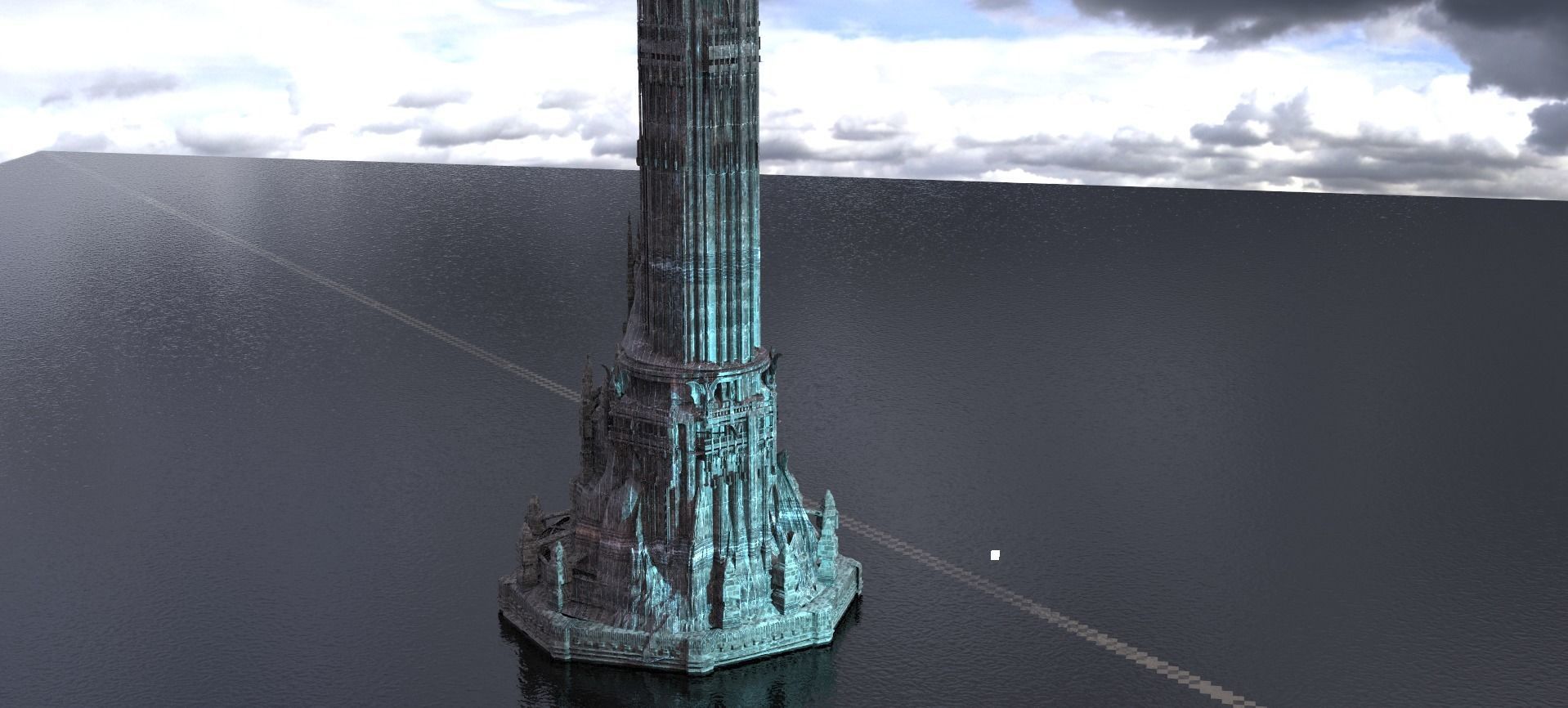 Pillars of the Giants Main Tower 3D model_1