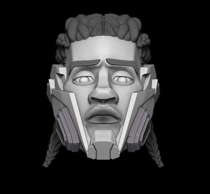 PROWLER MILES HALF MASK 3D model_1