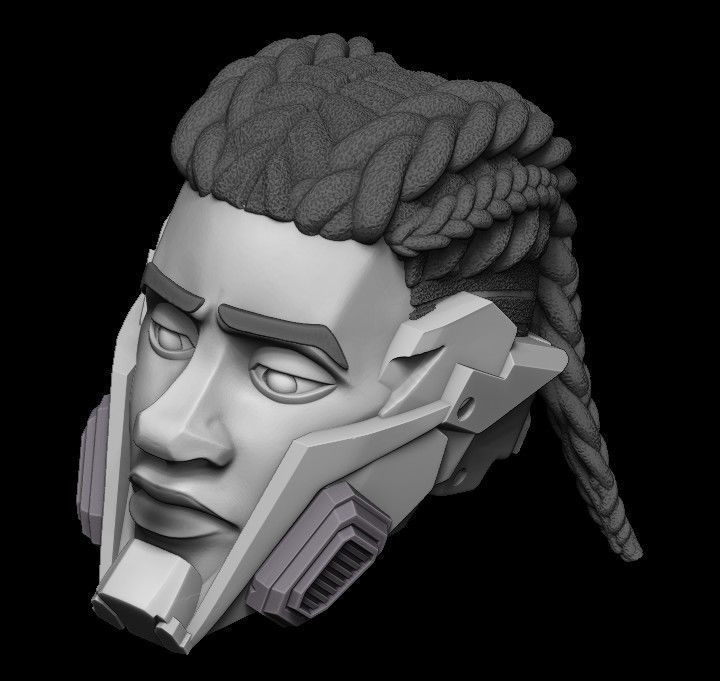 PROWLER MILES HALF MASK 3D model_3