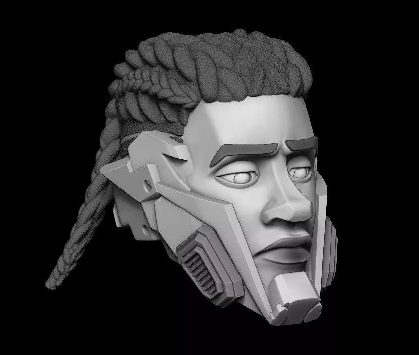 PROWLER MILES HALF MASK 3D model_0
