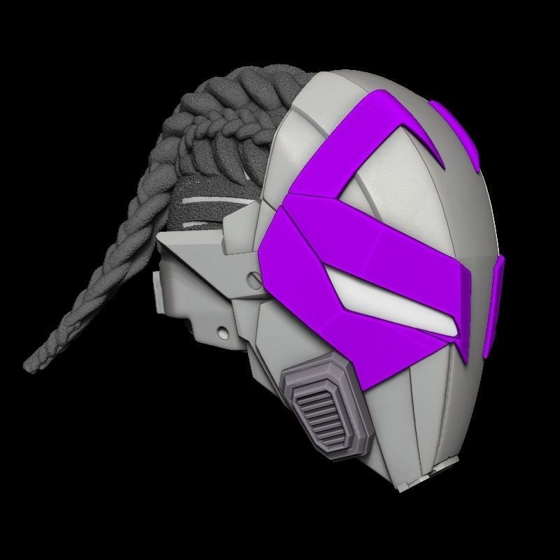 PROWLER MILES MASK 3D model_2