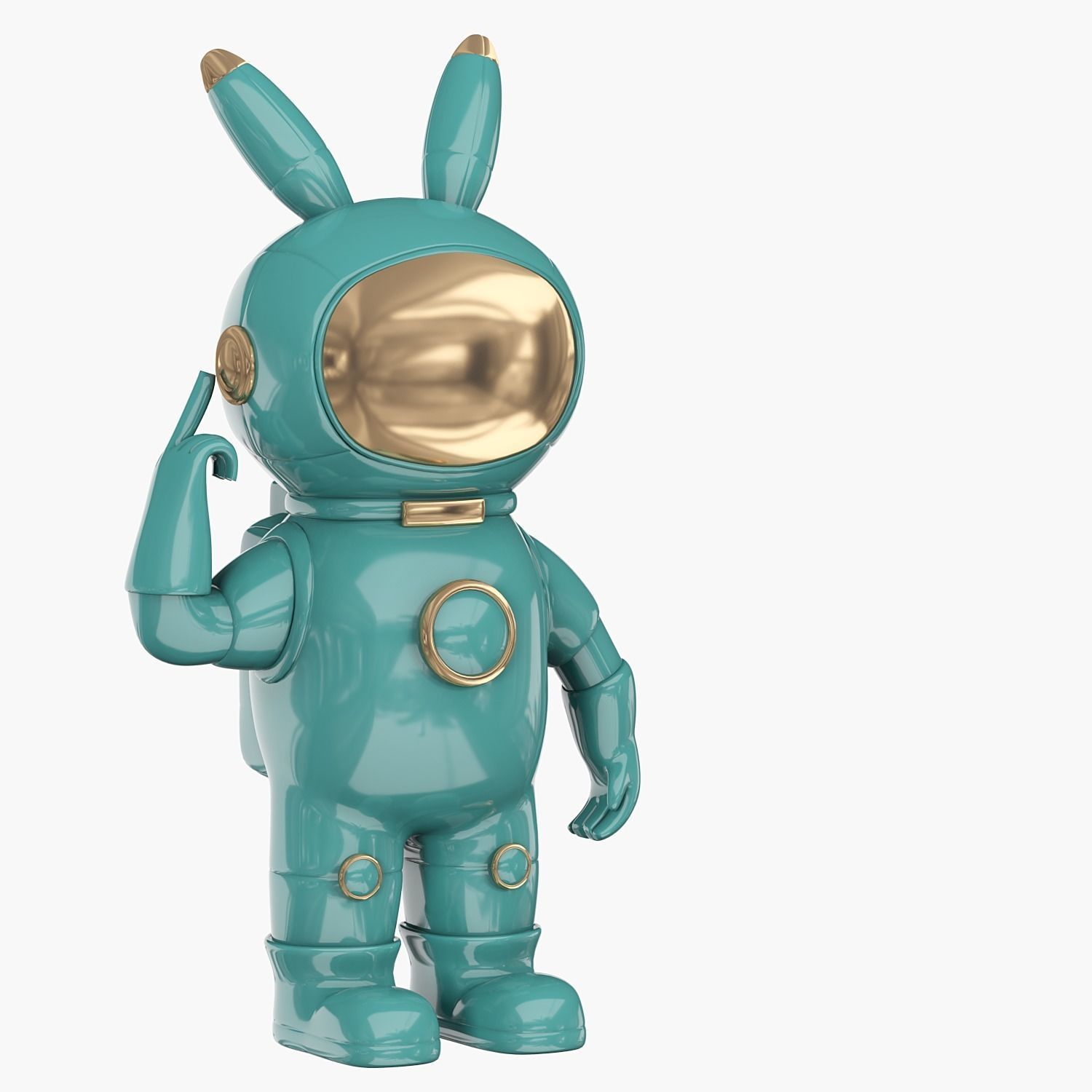 SEINHIJO Astronaut figurine 3D model_10