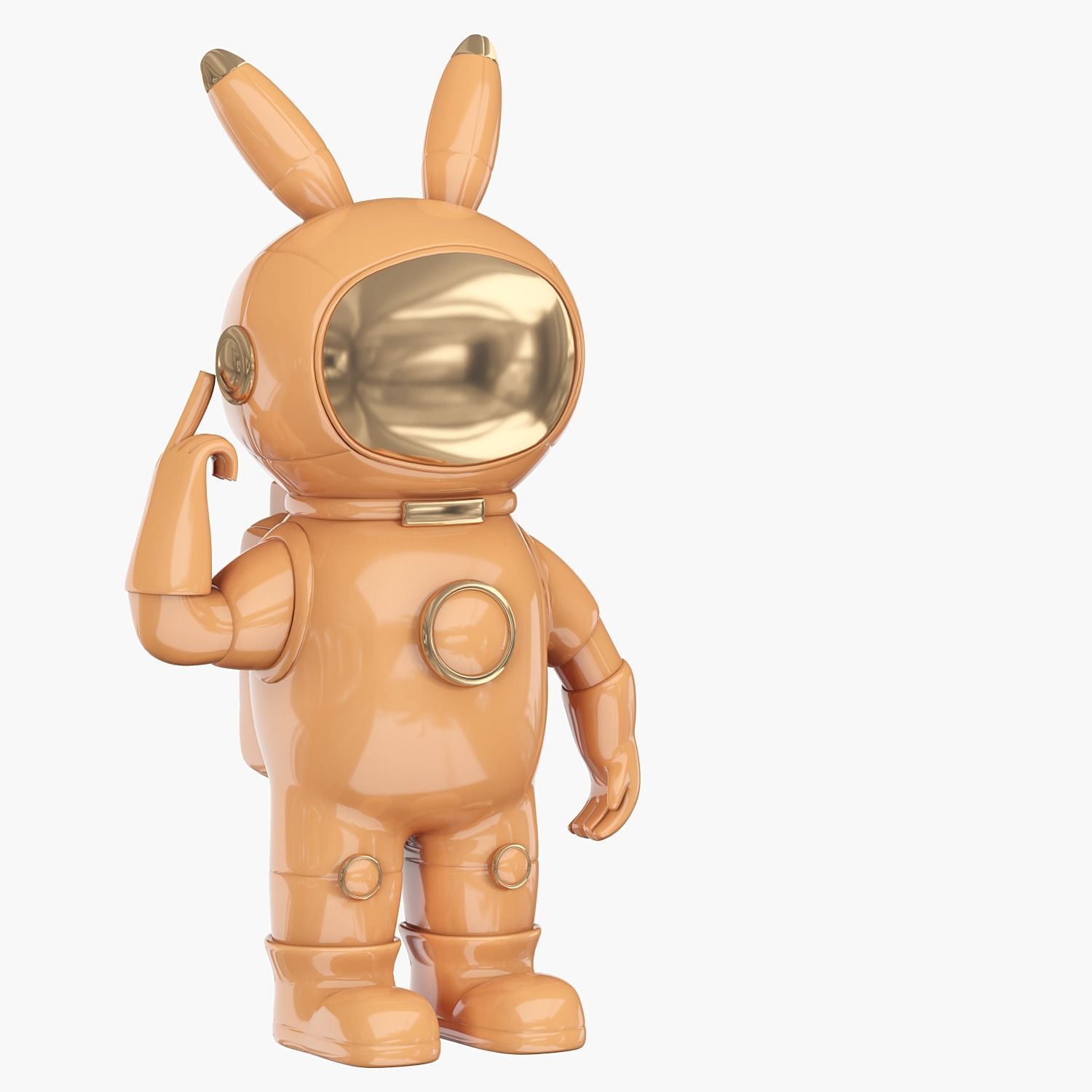 SEINHIJO Astronaut figurine 3D model_9