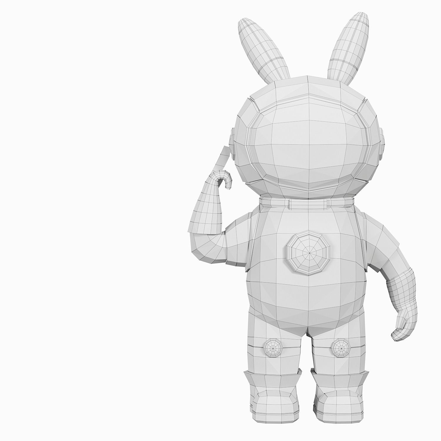 SEINHIJO Astronaut figurine 3D model_6