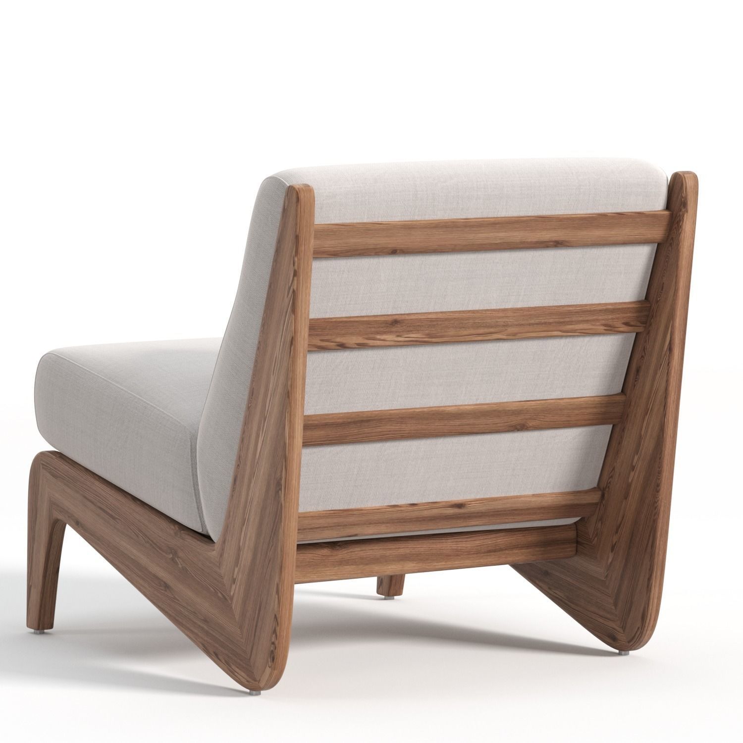 Fletcher Armless Chair 3D model_9