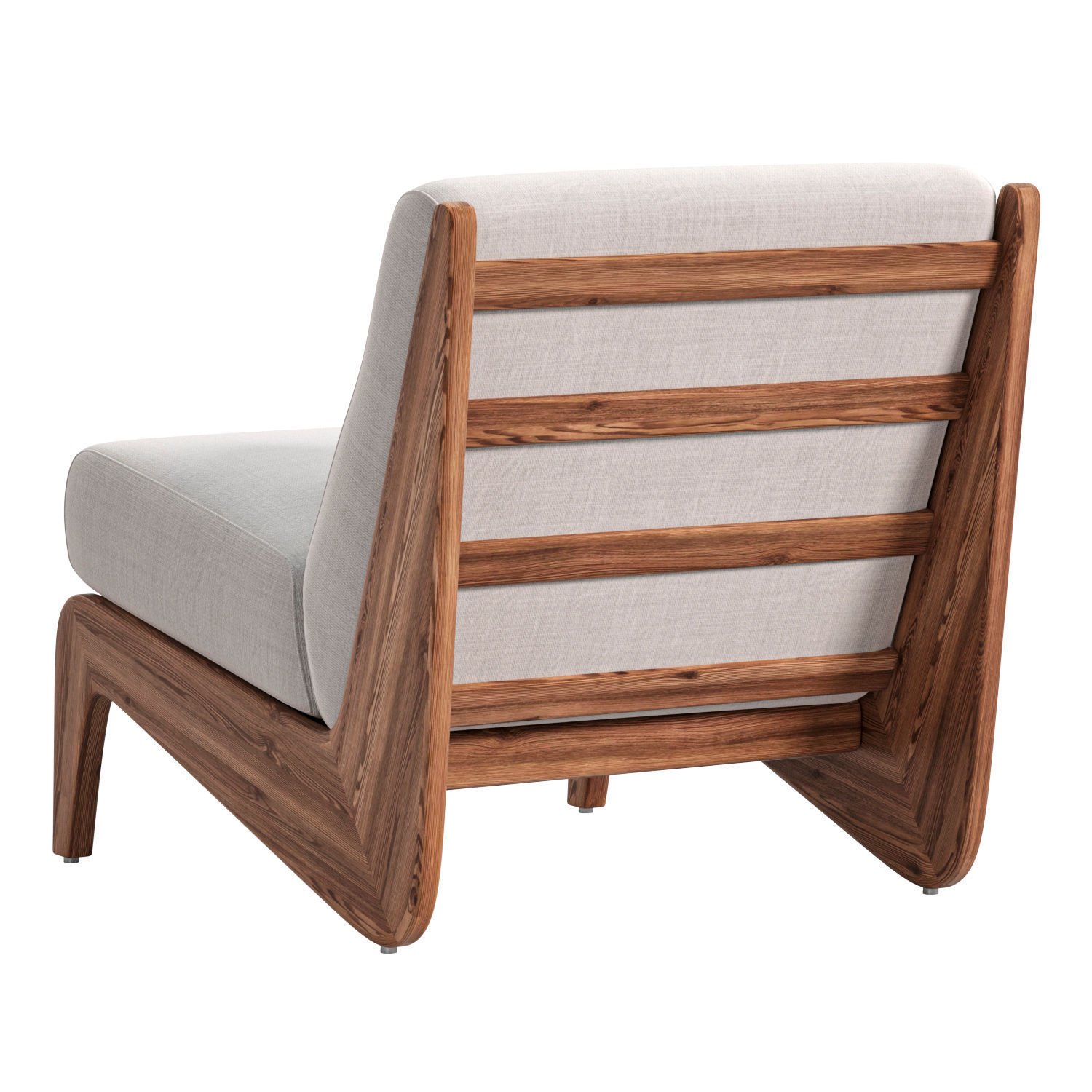 Fletcher Armless Chair 3D model_3
