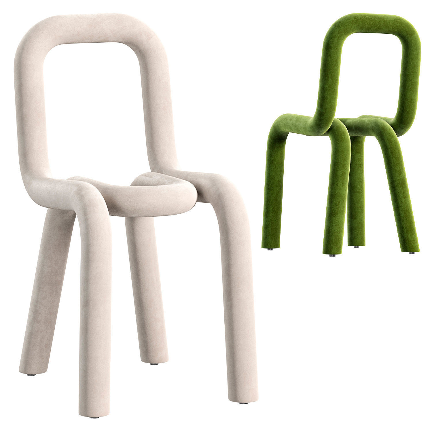 Bold chair by Moustache 3D model_1