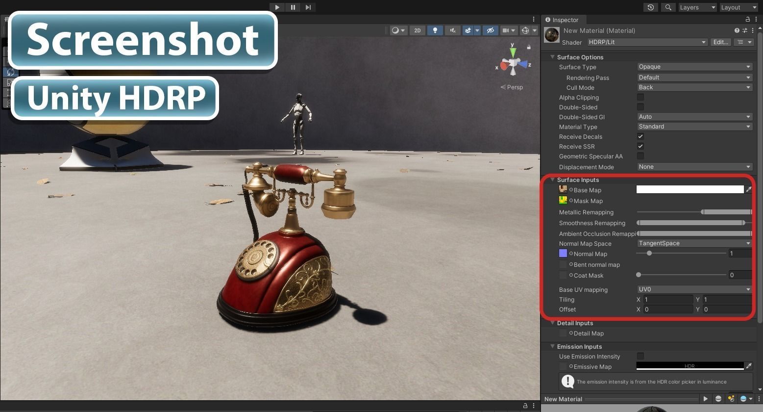 Retro Phone  Low-poly 3D model_8