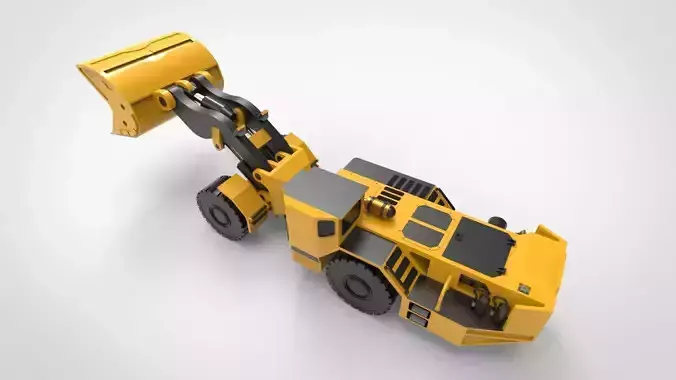 Heavy Mining Loader 3D model
