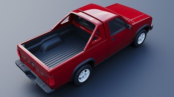 Dodge Dakota Shelby 1989 3D print model 7
