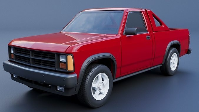 Dodge Dakota Shelby 1989 3D print model 3