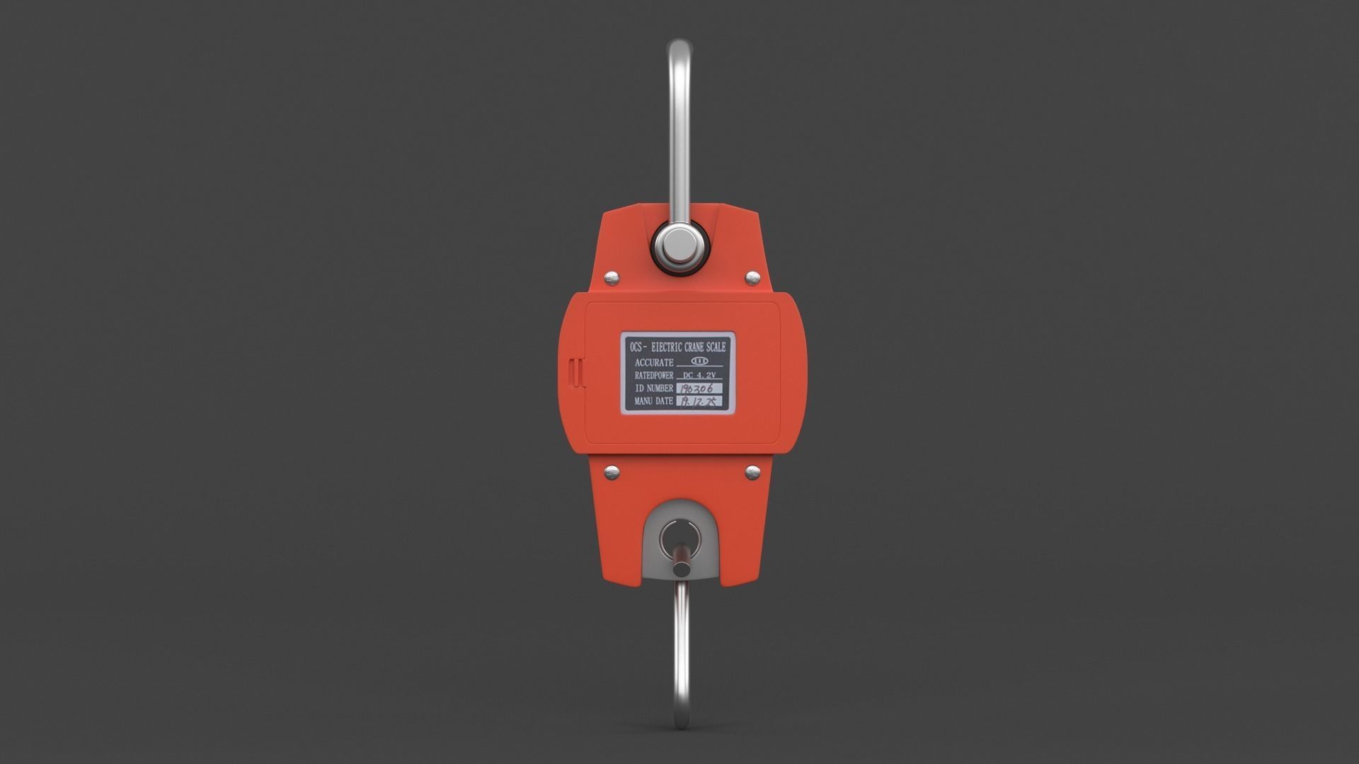 Hanging Weight Scale 3D model_3