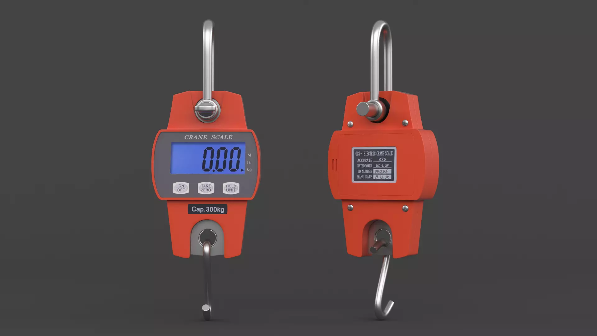 Hanging Weight Scale 3D model_0