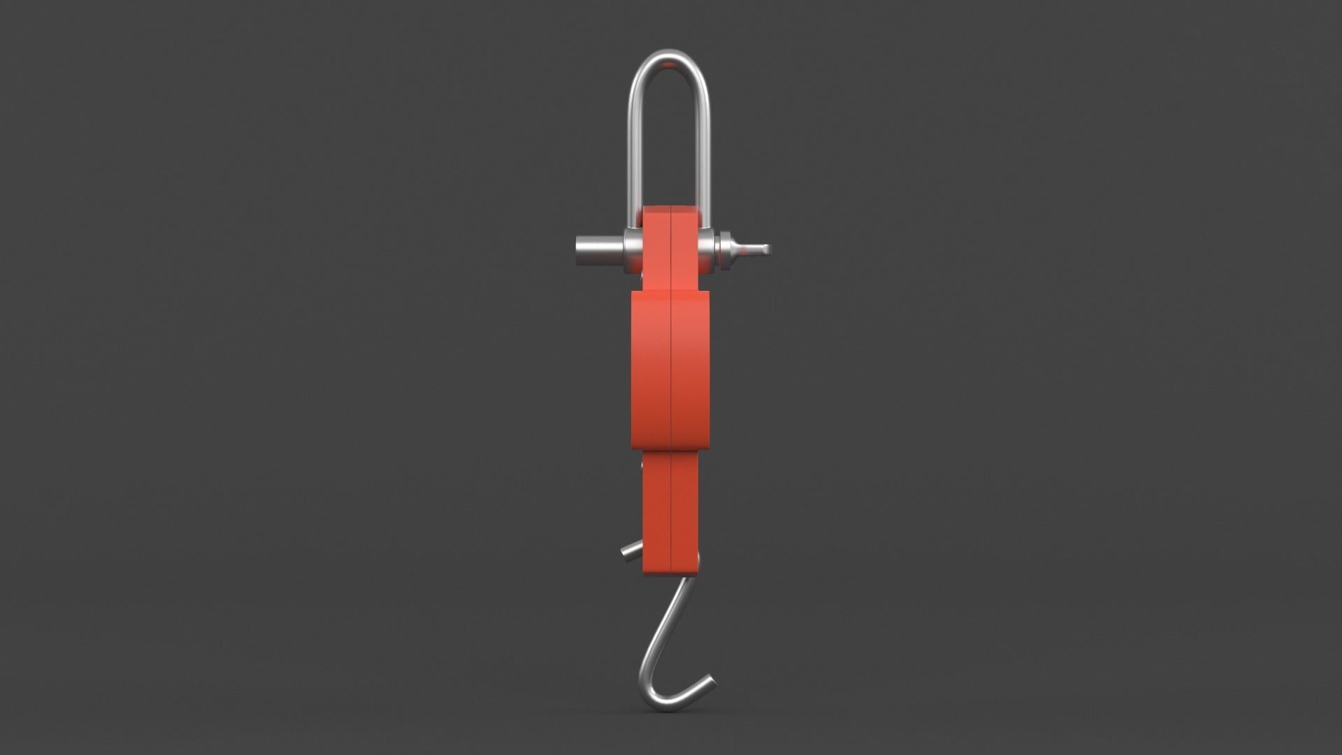 Hanging Weight Scale 3D model_4
