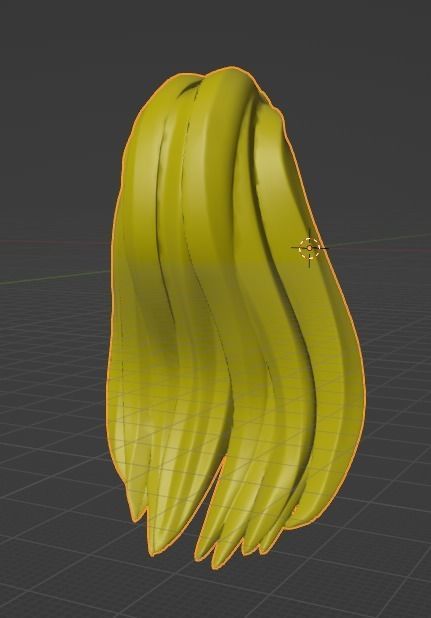 PRINCESS PEACH HEAD FOR COSPLAYS plus PEPAKURA HAIR BONUS 3D print model_10