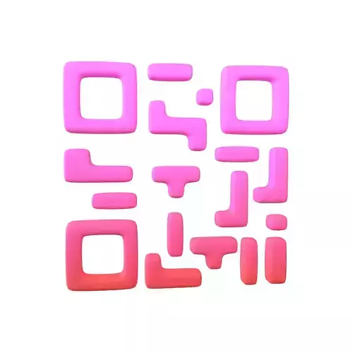 Qr Code v1 003 Low-poly 3D model