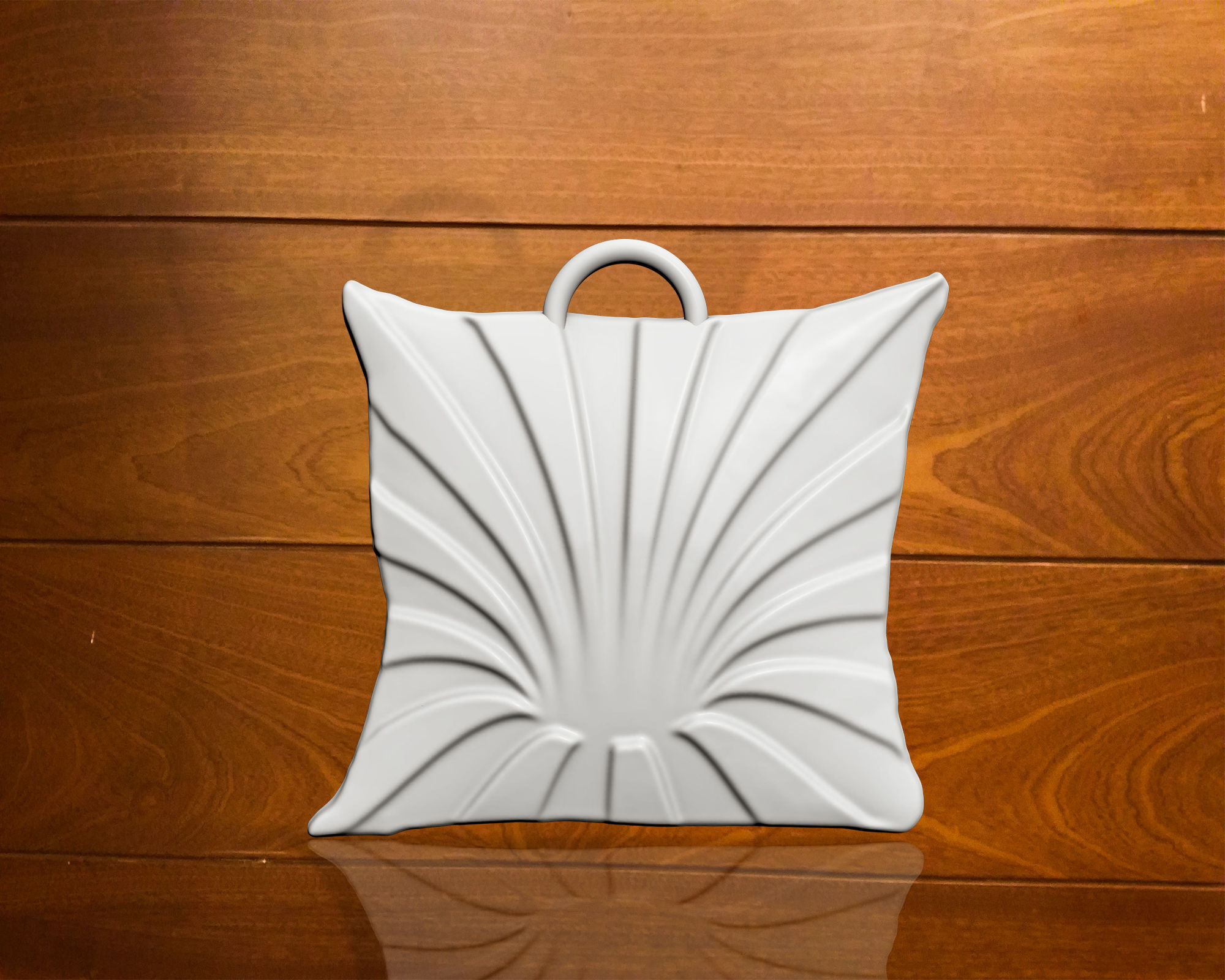 Geometric Hole Shape Pendant 3D print model_1