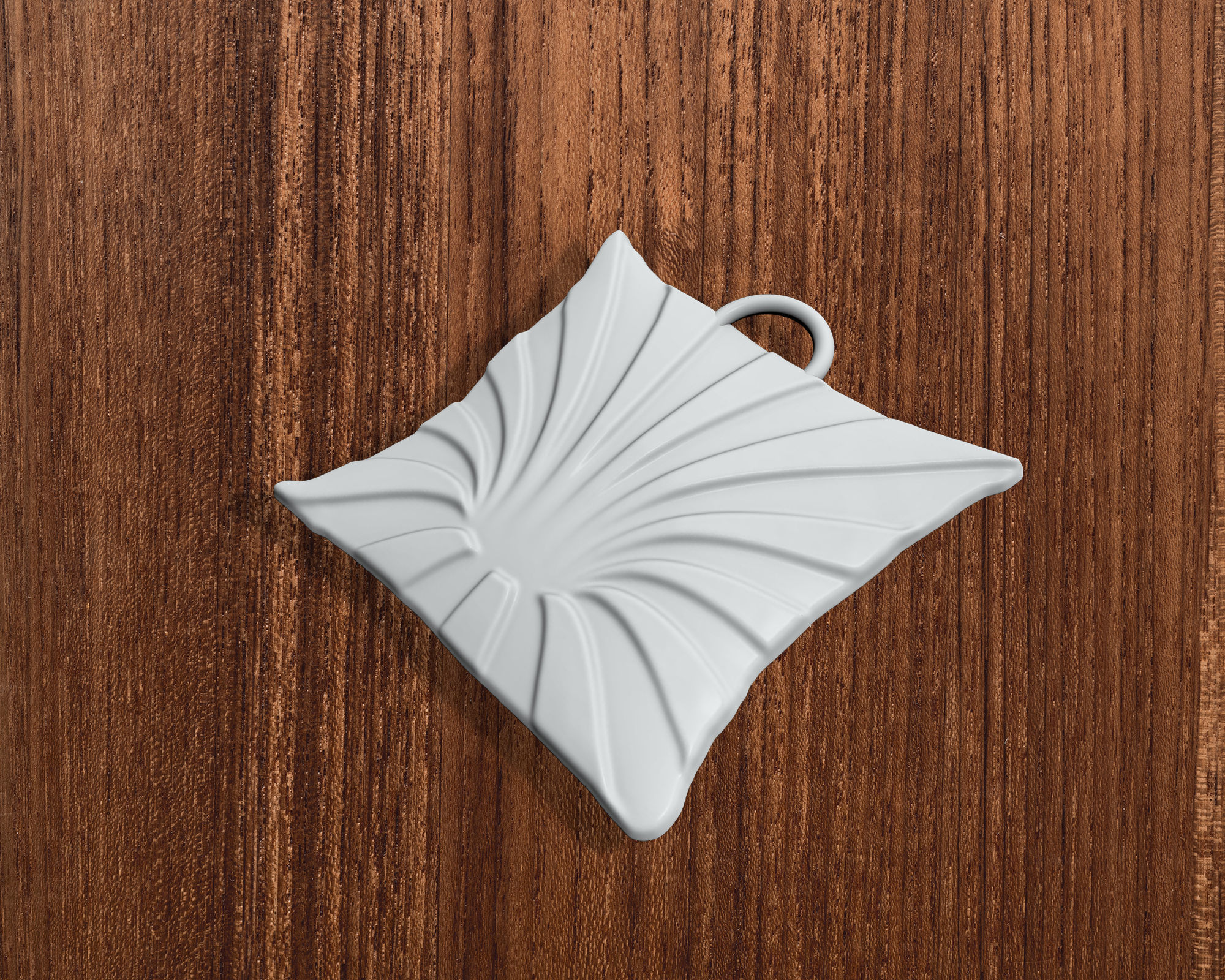 Geometric Hole Shape Pendant 3D print model_9