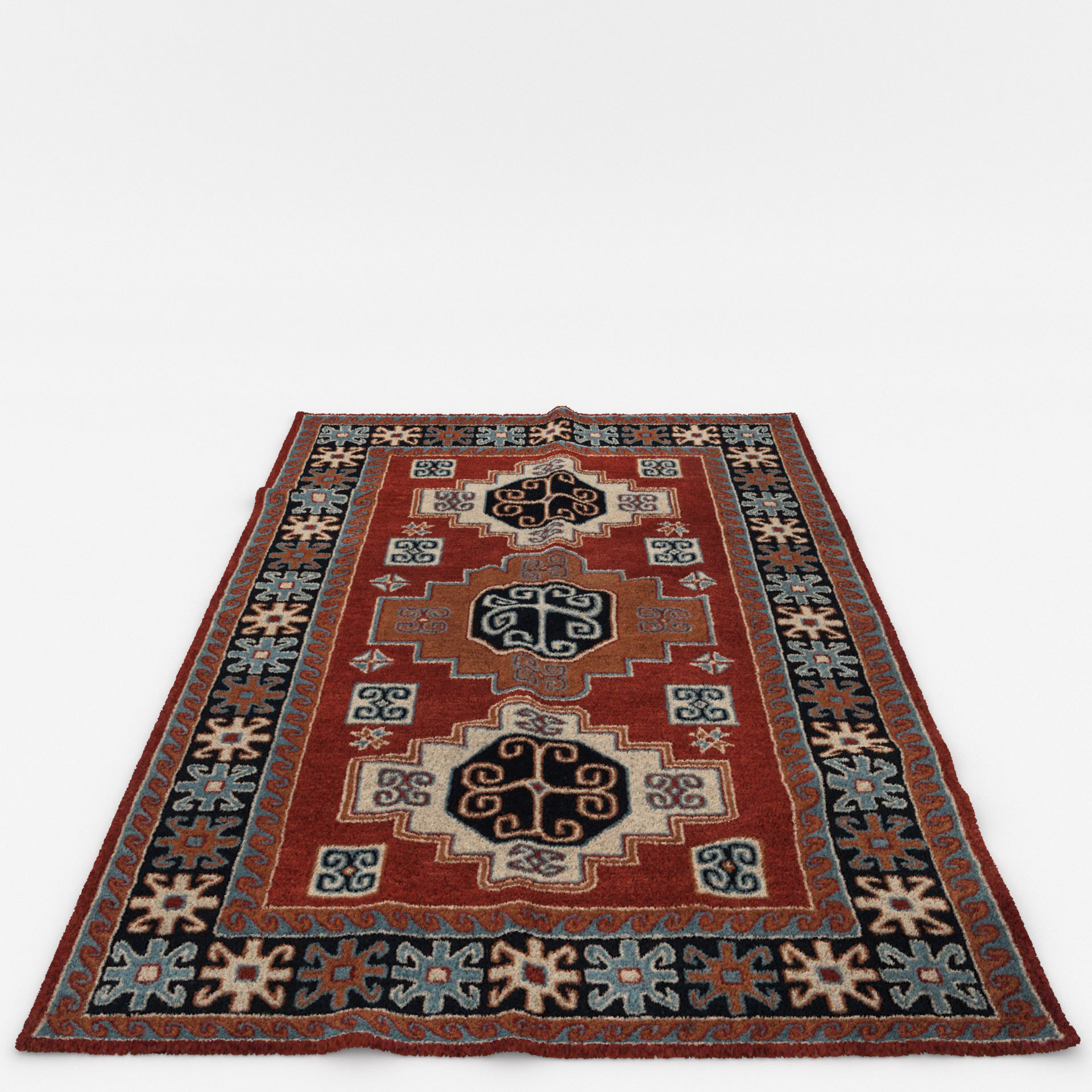 Rugs No 899 Low-poly 3D model_6