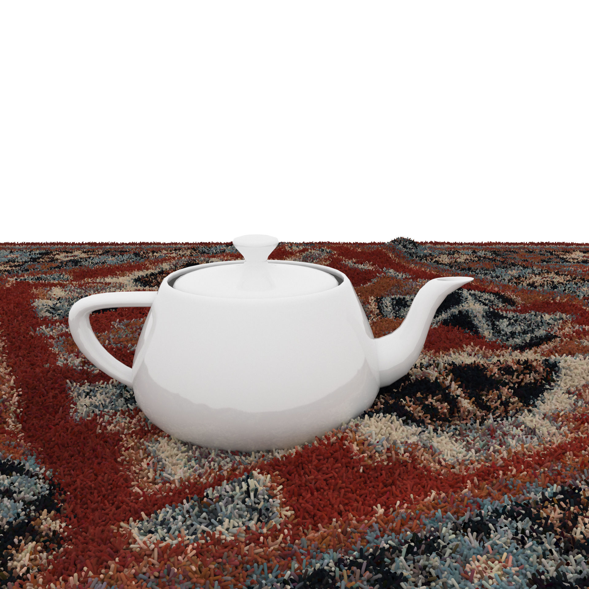 Rugs No 899 Low-poly 3D model_7