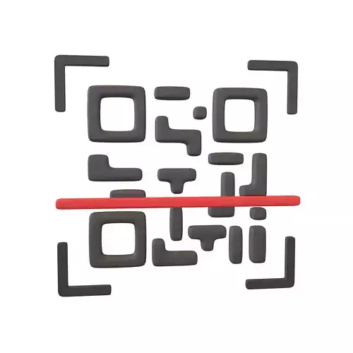 Scan Icon v1 001 Low-poly 3D model