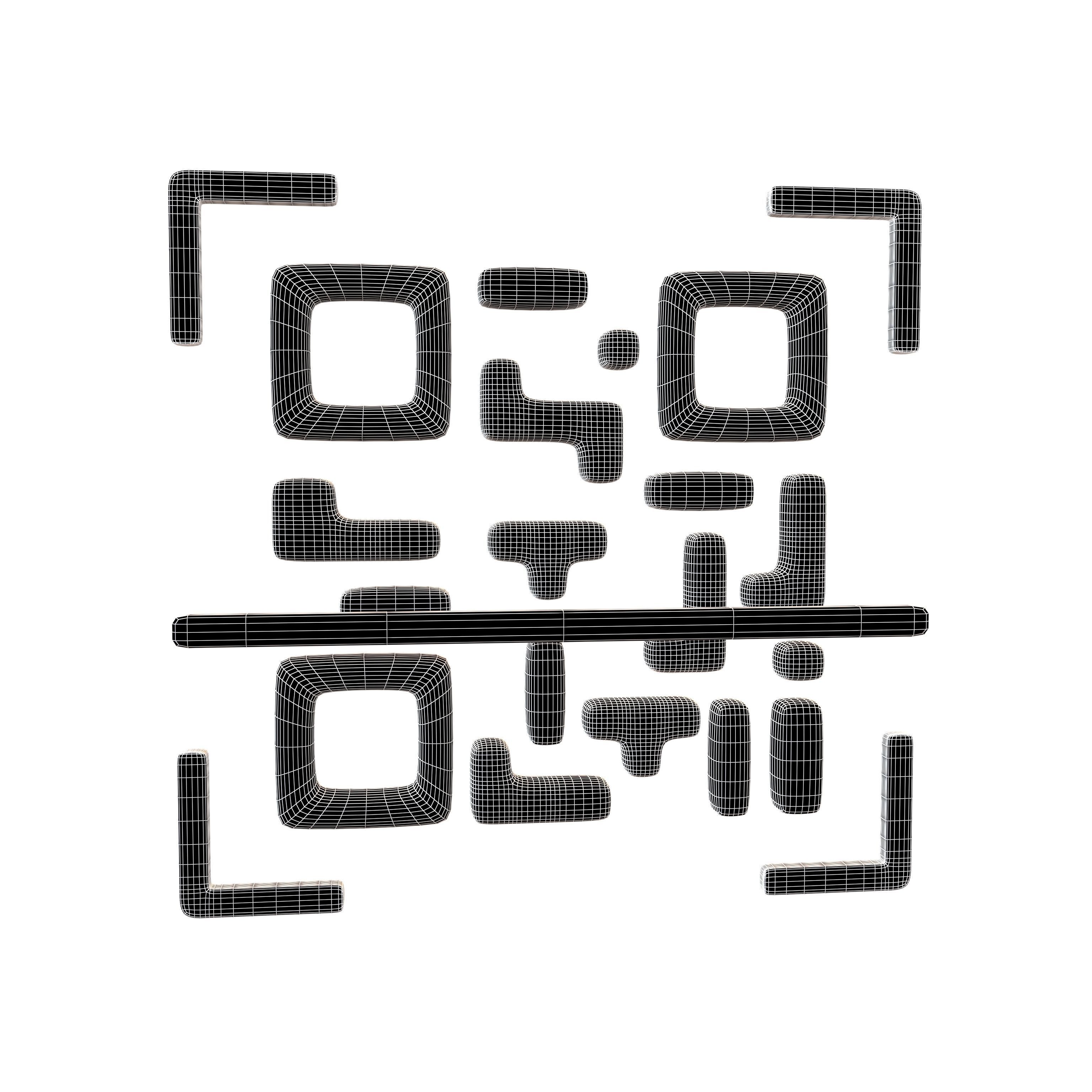 Scan Icon v1 001 Low-poly 3D model_6