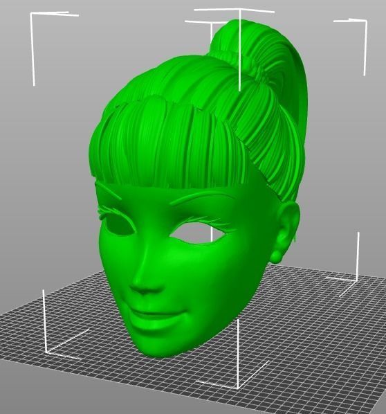 BARBIE HEAD FOR COSPLAYS 3D print model_10