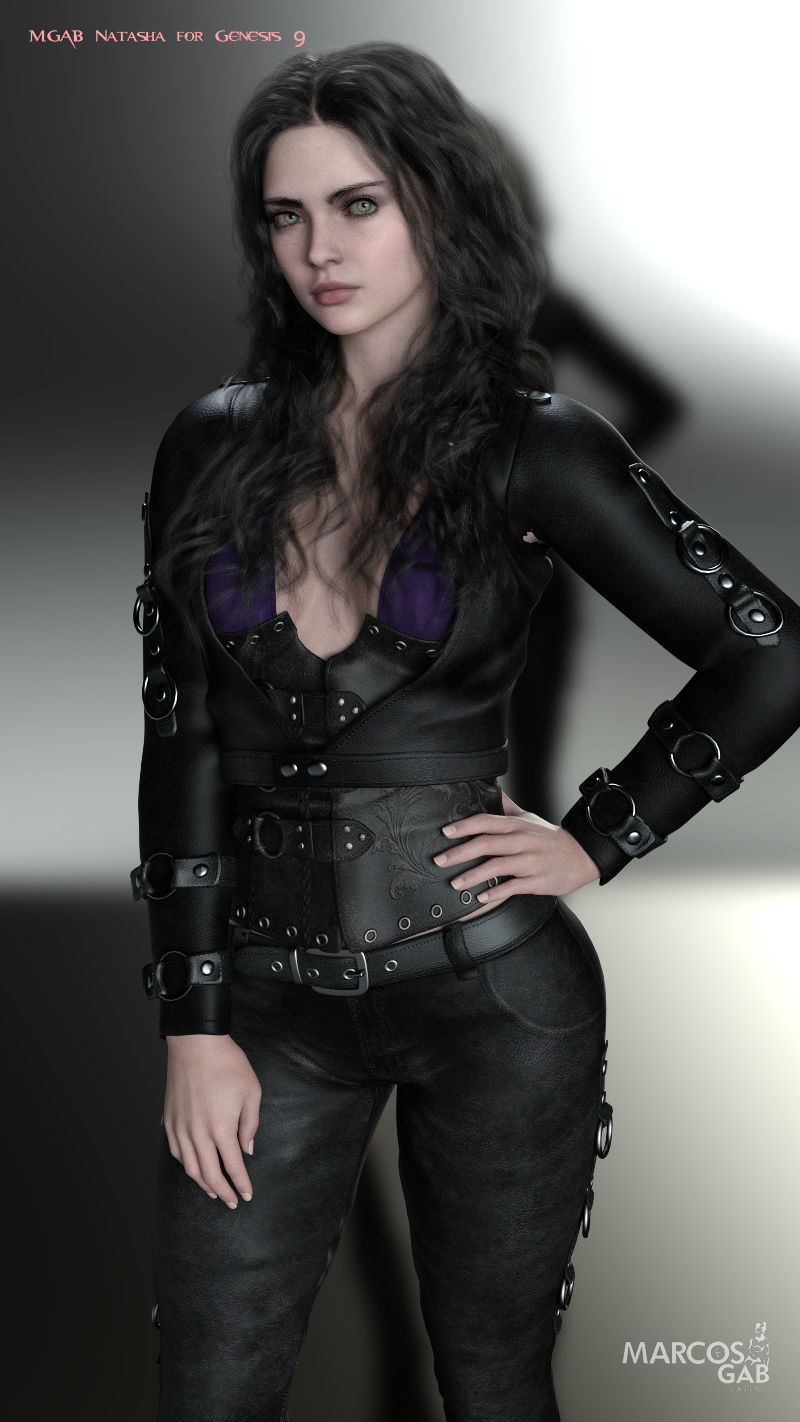 MGAB Natasha for Genesis 9 3D model_2